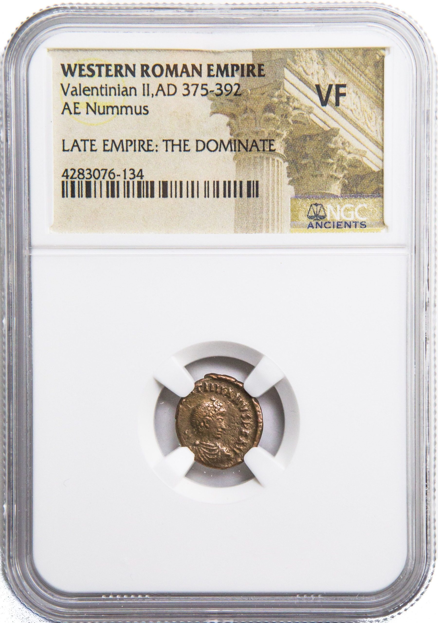 Roman AE4 of Valentinian II (AD375-392) NGC