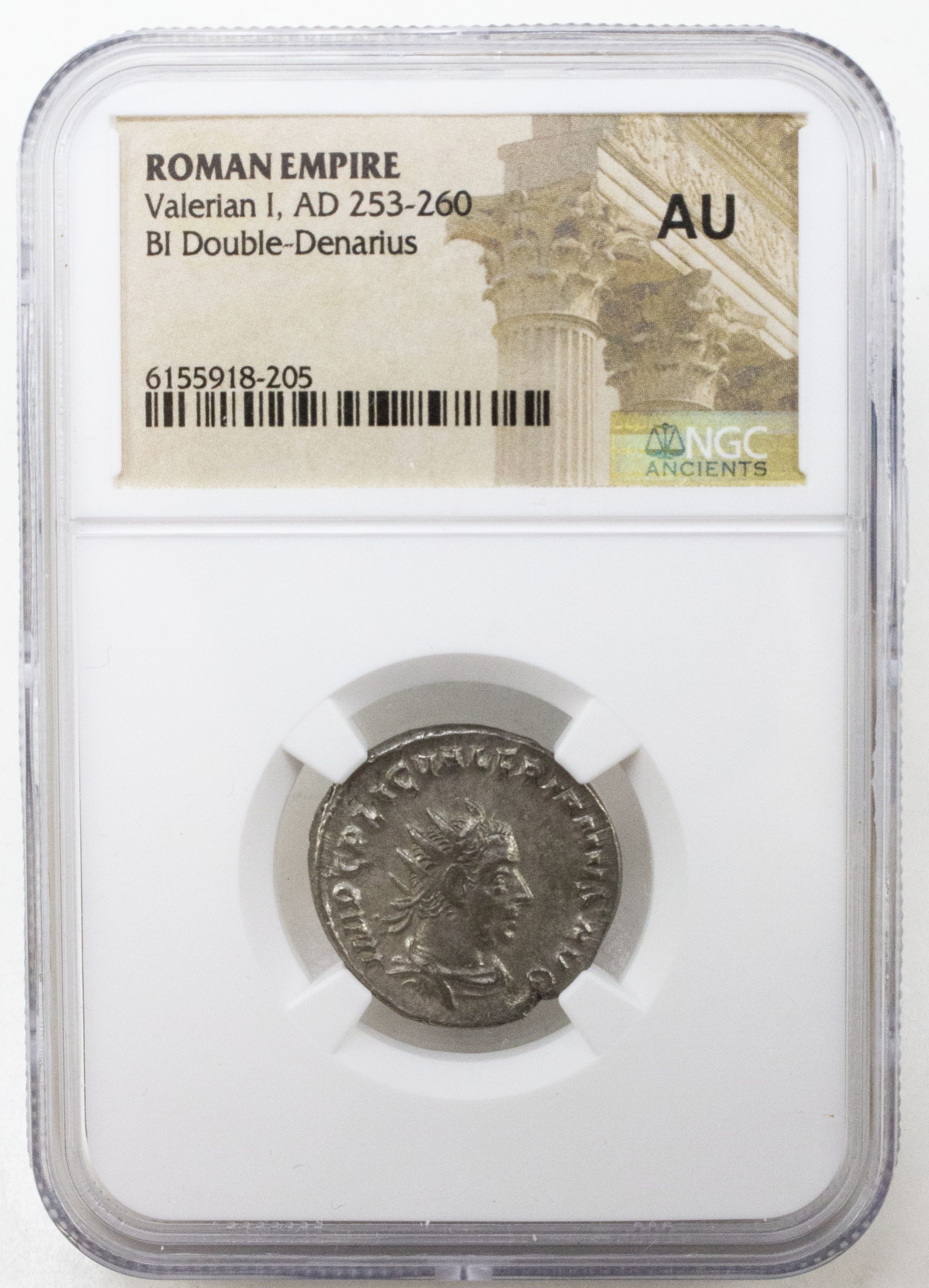 Roman Silver Antoninianus of Valerian 1st (AD253-260) NGC