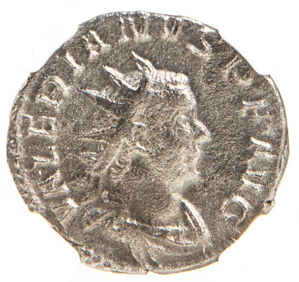Roman Silver Antoninianus of Valerian 1st (AD253-260) NGC