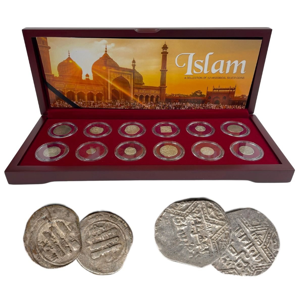 Islam: 12 Silver Coin Collection