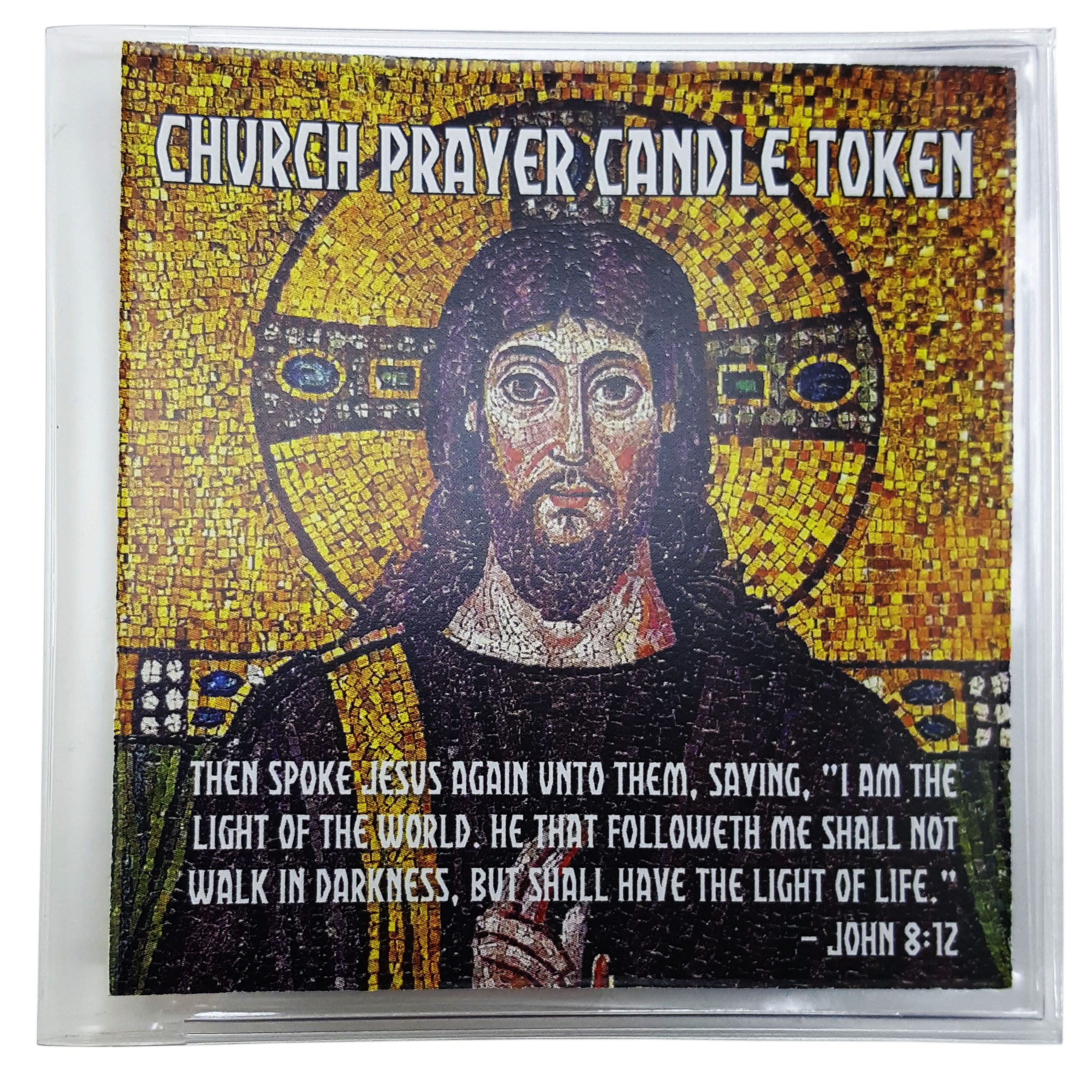 Church Prayer Candle Token - front