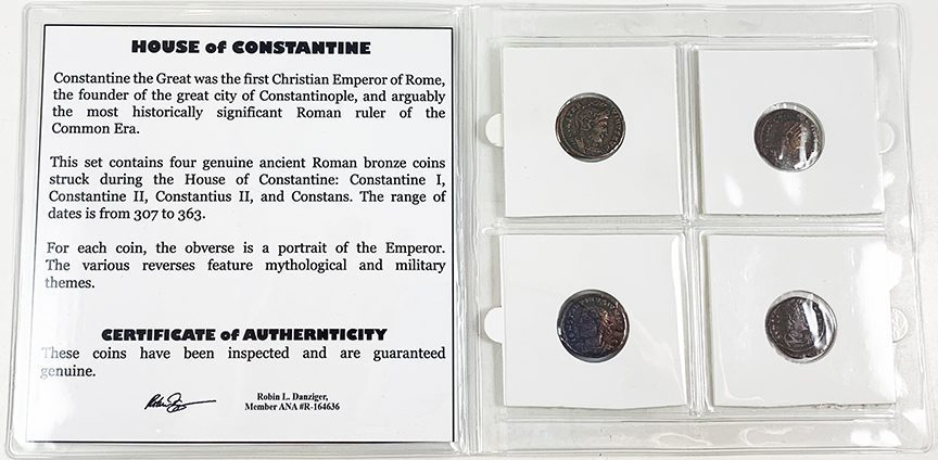 House of Constantine: Four Coin - detail