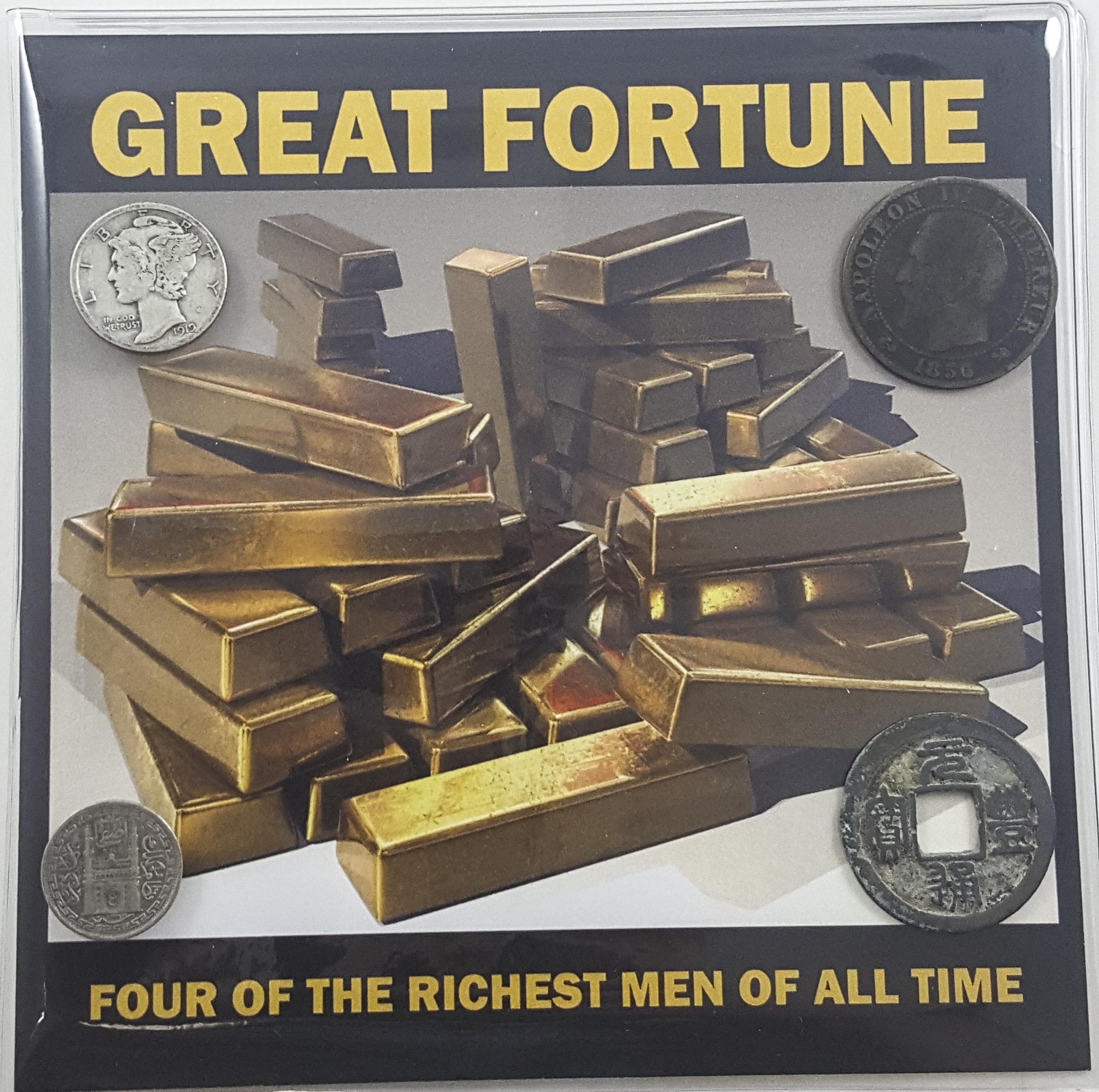 Great Fortune: Four of the Richest Men of All Time Four Coin - front