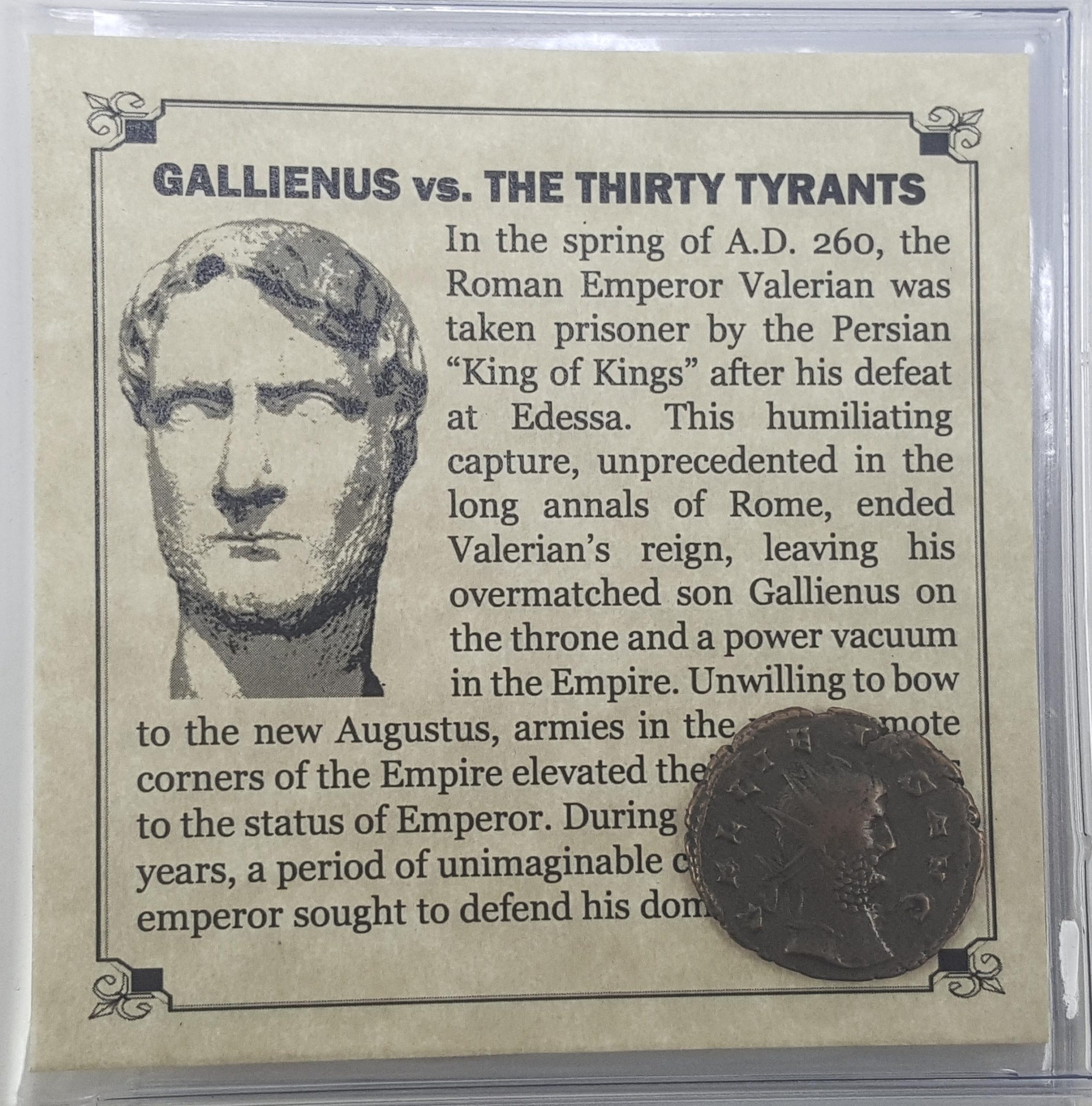 Gallienus vs the Thirty Tyrants - front