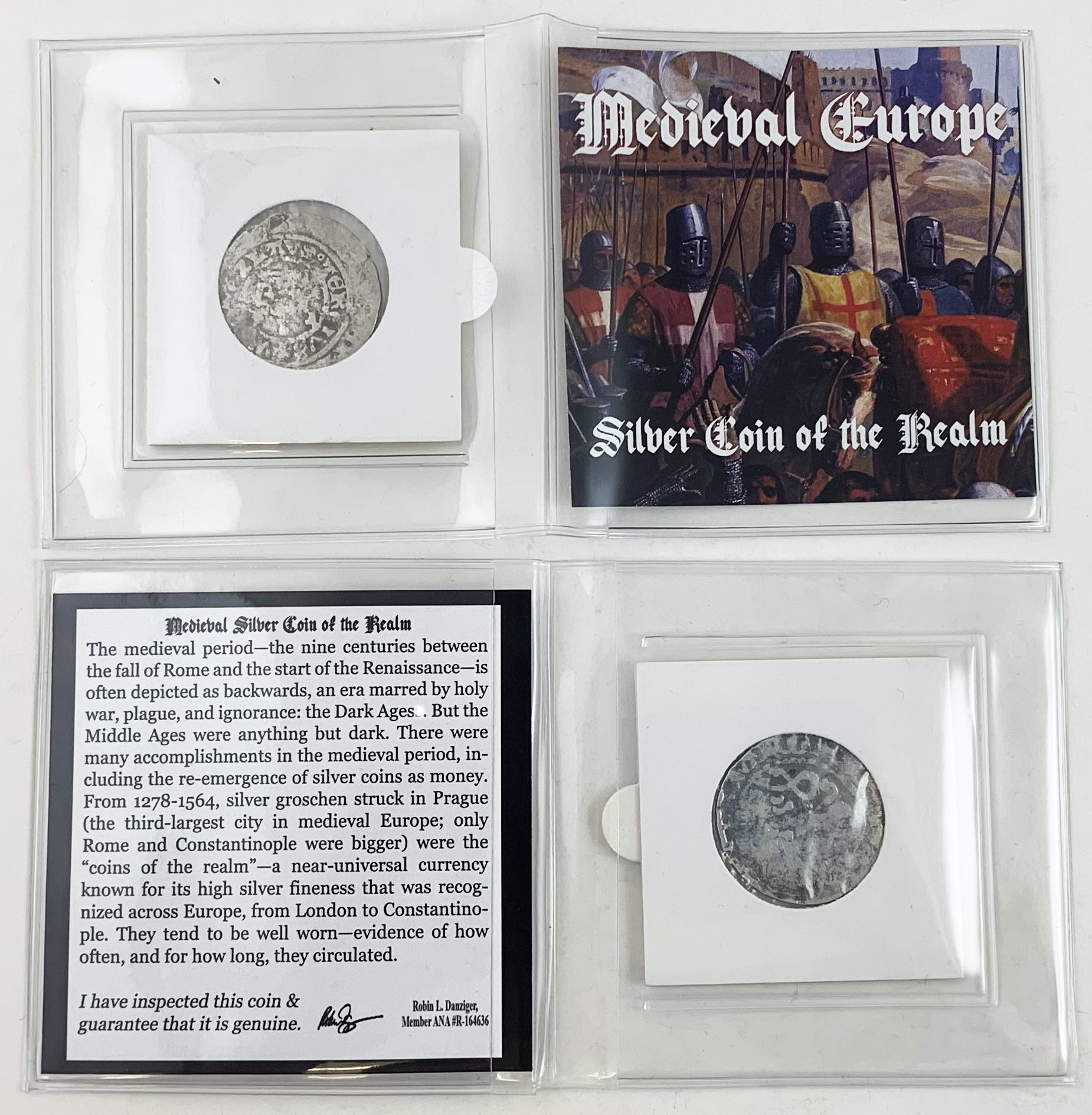 Medieval Europe: Silver Coin of the Realm - detail