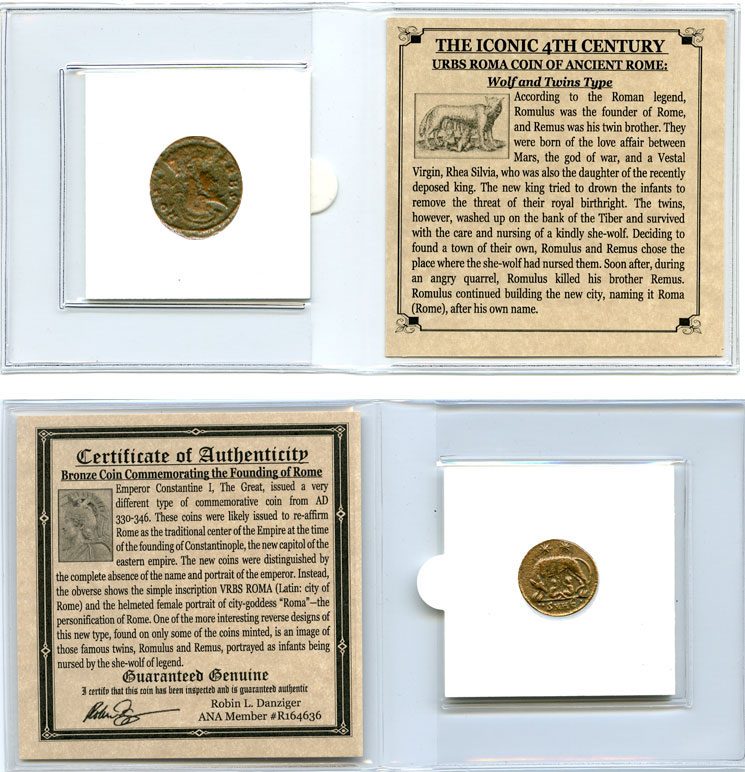 Urbs Roma Commemorative Coin (Mini Album)(C) - reverse