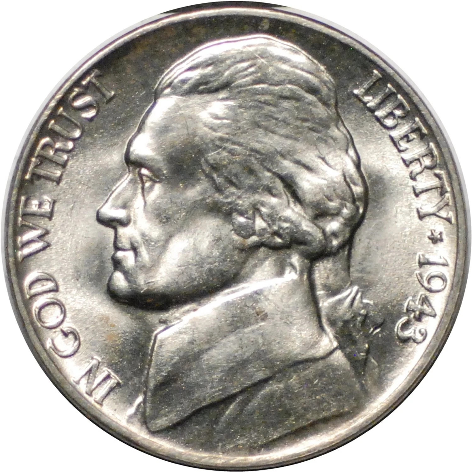 1943 Nickel P Wartime Nickels 1943 Nickel