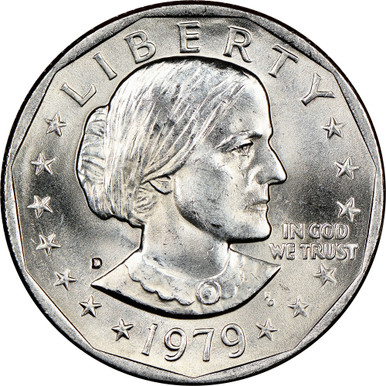 1979 Dollar Coin Susan B Anthony Dollar One Dollar Coin