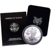 1996 Proof American Silver Eagles