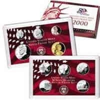 2000 Silver Proof Set US Mint Silver Proof Sets