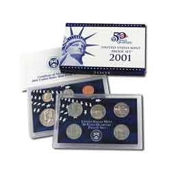 2001 U.S. Mint Proof Set