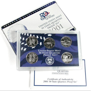 2001 State Quarter Proof Set