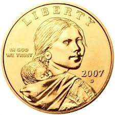 2007-D Sacagawea Dollar Coin Golden Dollars