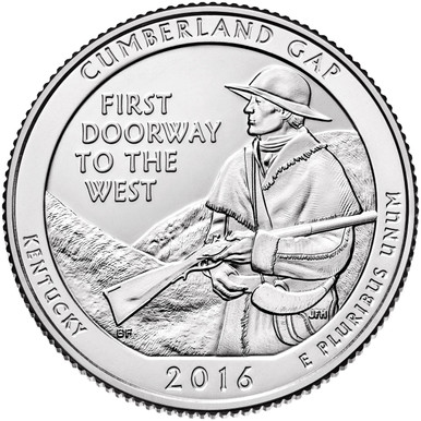 2016-P Cumberland Gap National Park Quarter