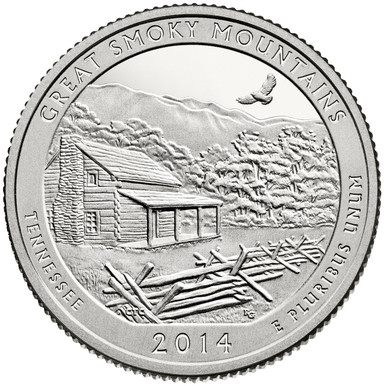 2014-P Great Smoky Mountains National Park Quarter
