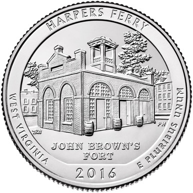 2016-P Harper's Ferry National Park Quarter