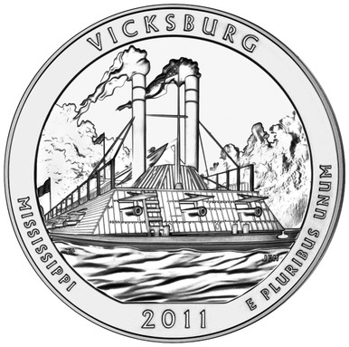 2011-P Vicksburg National Park Quarter