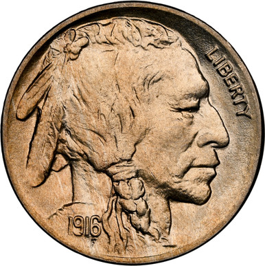 インディアンヘッド 1916年　バッファロー 1916-P Buffalo Nickel Indian Head Nickel Coins For Sale