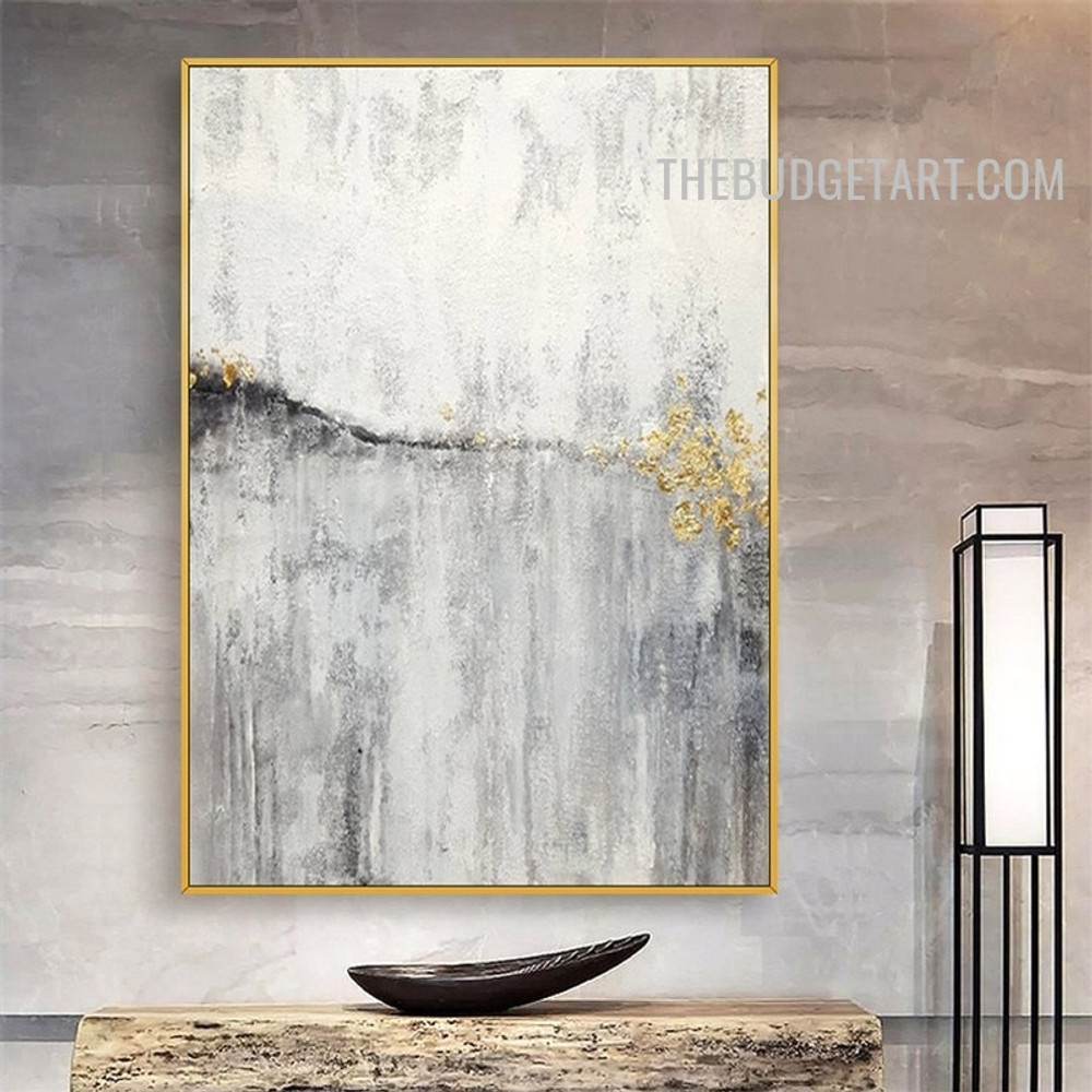 Blurs Abstract Modern Handmade Texture Canvas Painting For Room Wall Flourish