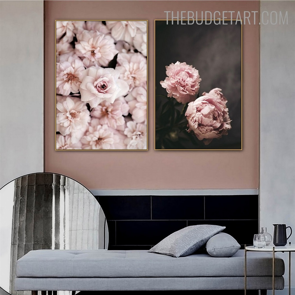 Flowers Floral Modern Painting Photo Canvas Print for Room Wall Outfit