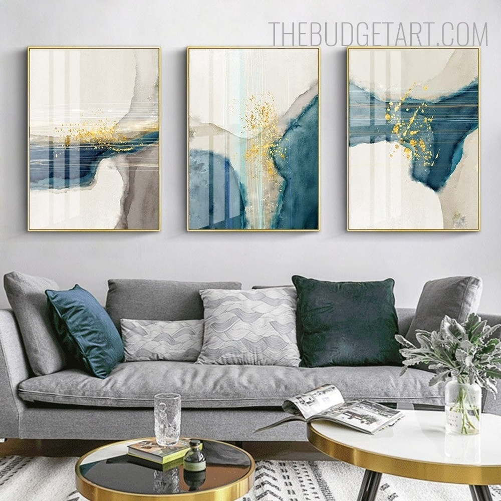 Glazy Stigma Marble Abstract Contemporary Painting Picture Canvas Print for Room Wall Getup