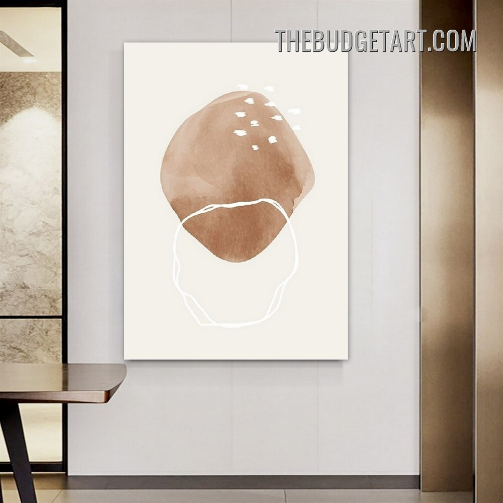 Blemishe Abstract Scandinavian Modern Painting Picture Canvas Print for Room Wall Illumination