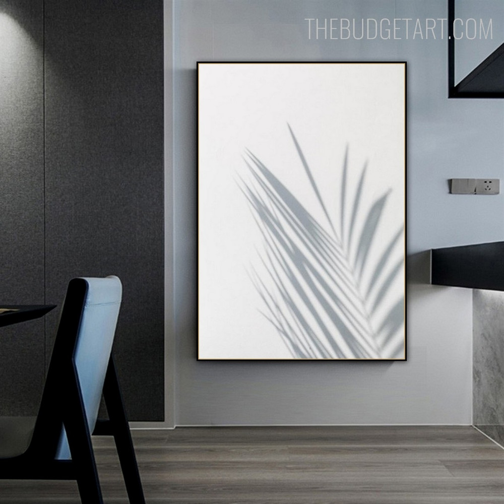 Foliage Reflection Abstract Modern Artwork Pic Canvas Print for Room Wall Disposition