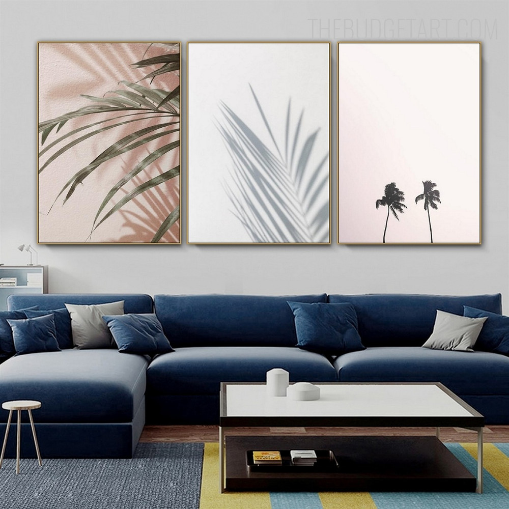 Reflexion Botanical Modern Painting Image Canvas Print for Room Wall Equipment