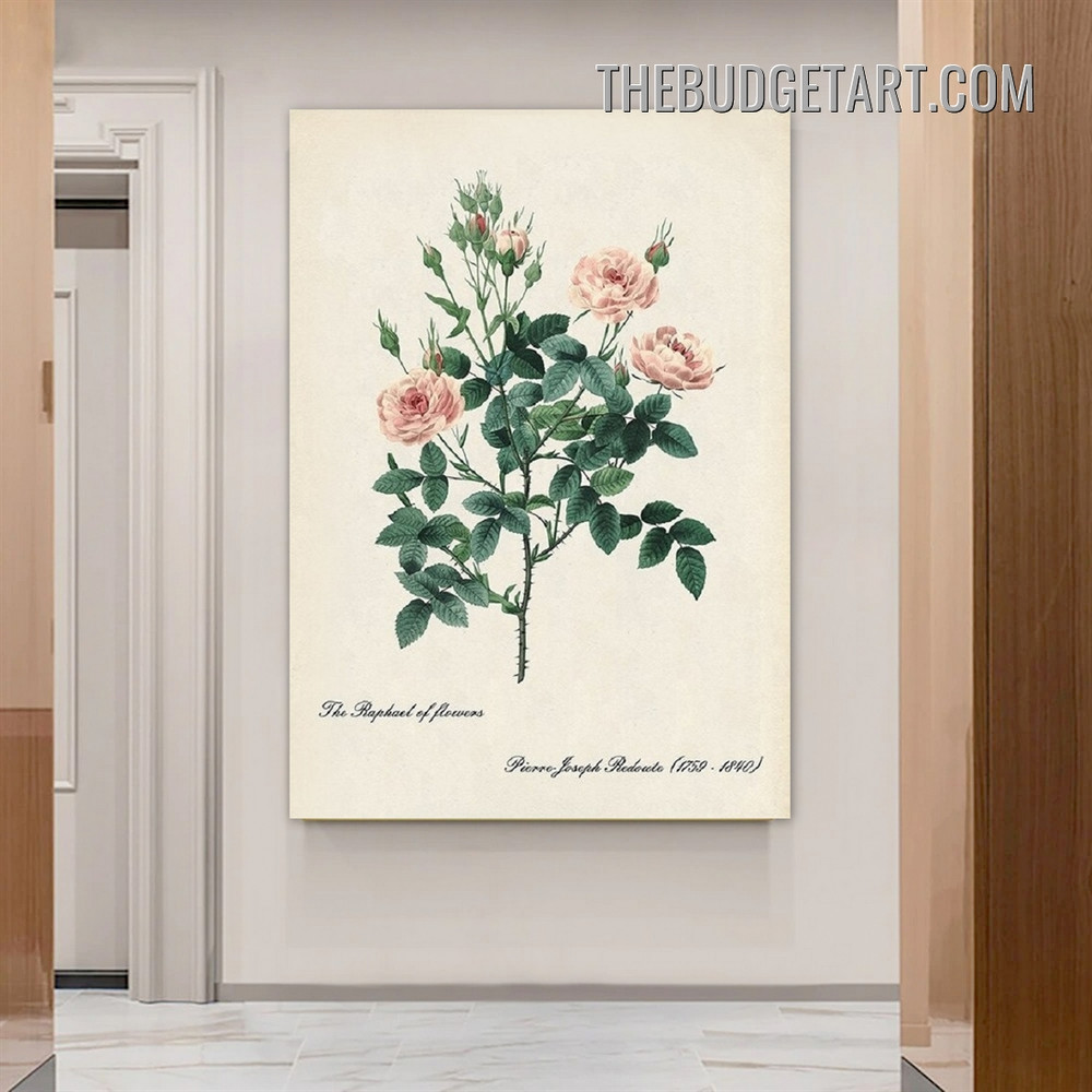 Blossoms Floral Vintage Painting Picture Canvas Art Print for Room Wall Assortment
