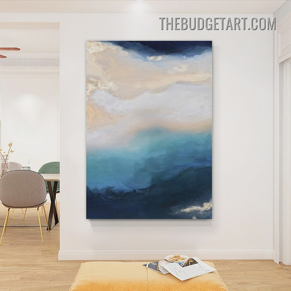 Blur Blemish Abstract Modern Painting Picture Canvas Wall Art Print for Room Assortment