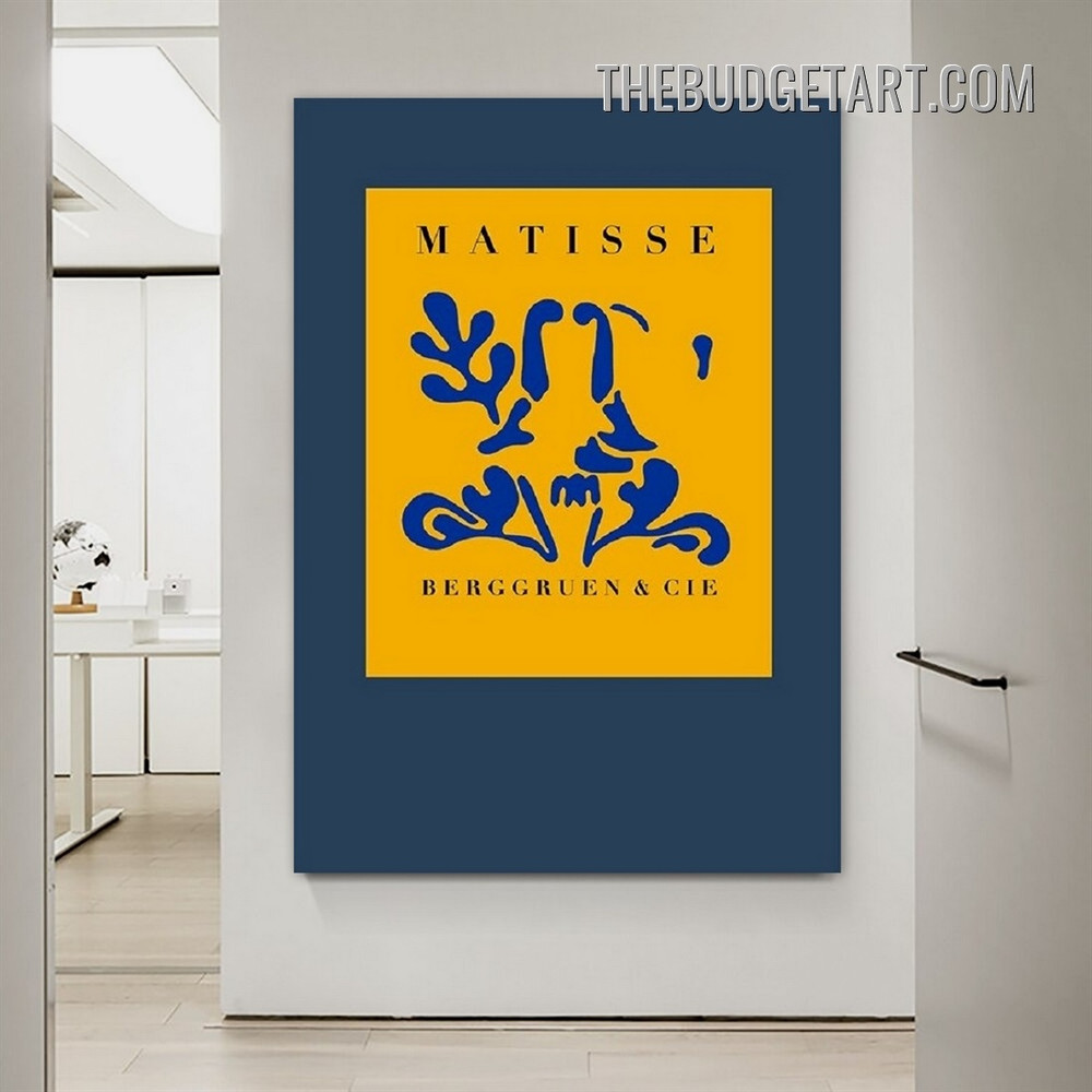 Matisse Typography Modern Painting Picture Canvas Wall Art Print for Room Getup