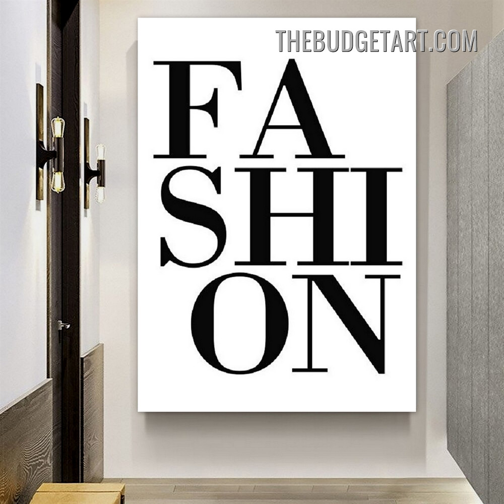 Fashion Typography Modern Painting Picture Canvas Art Print for Room Wall Equipment