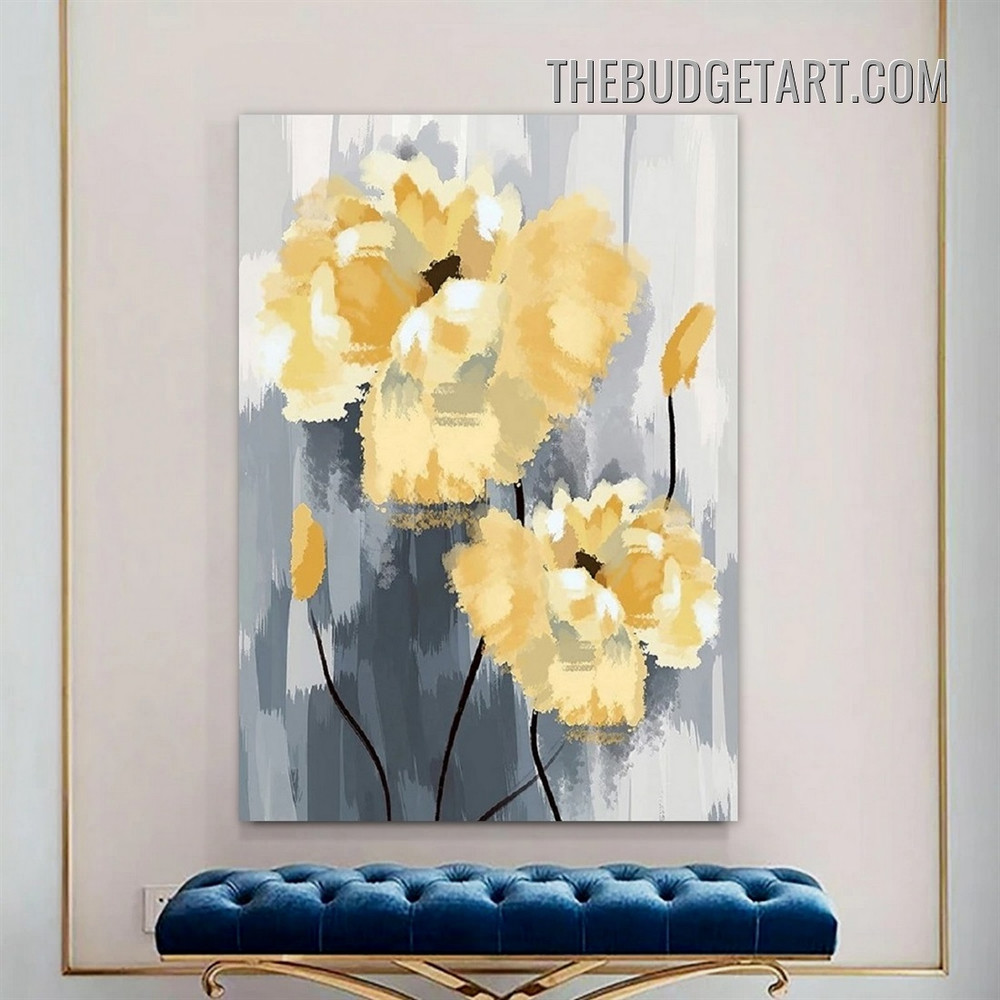 Lanie Loreth Blossoms Nordic Abstract Floral Modern Painting Picture Canvas Art Print for Room Wall Finery