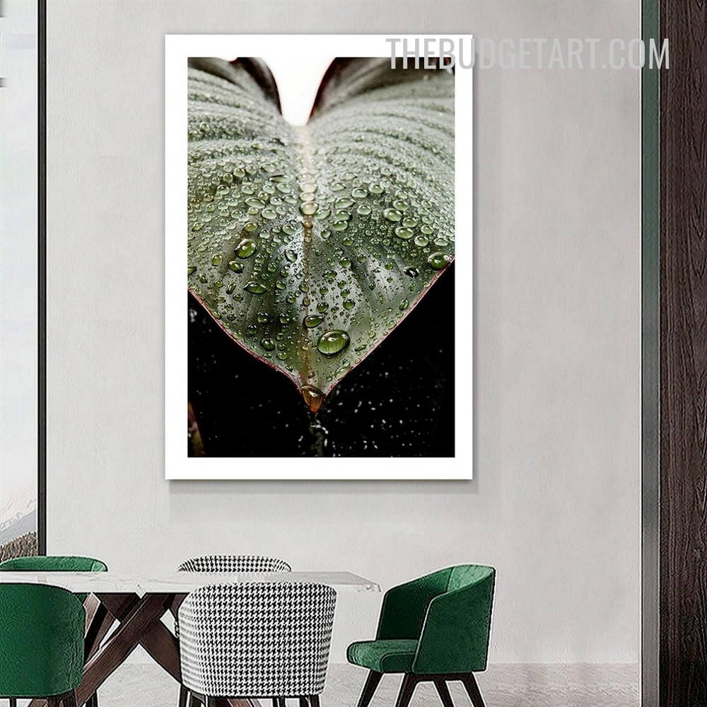 Tropical Leaf Botanical Modern Painting Picture Canvas Wall Art Print for Room Illumination