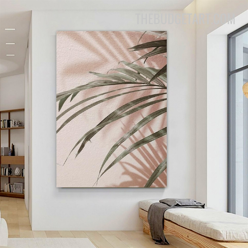 Palm Plant Foliage Botanical Modern Painting Picture Canvas Art Print for Room Wall Disposition