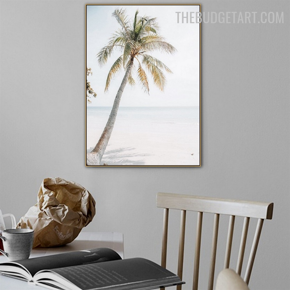 Sea Tree Abstract Landscape Modern Painting Image Canvas Print for Room Wall Garniture