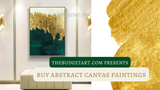 Abstract Canvas Painting Video