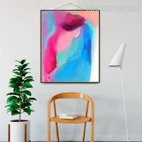 Attaints Spot Abstract Handmade Canvas Painting for Room Wall Décor