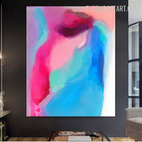 Attaints Handmade Canvas Abstract Wall Art Done by Artist for Room Disposition