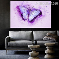 Butterfly Famous Abstract Handmade Acrylic Canvas Animal Artwork for Room Wall Garniture
