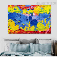 Attaint Spot Contemporary Abstract Art Handmade Texture Canvas Painting for Room Wall Onlay