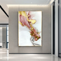 Colorific Mackle Abstract Modern Handmade Texture Canvas Painting Done By Artist for Room Wall Outfit