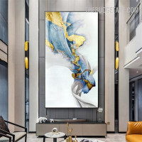 Hued Attaint Spots Contemporary Handmade Abstract Texture Canvas Painting for Room Wall Assortment