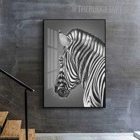 Zebra Animal Painting Image Canvas Print for Room Wall Decoration