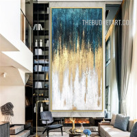 Dots Handmade Famous Contemporary Abstract Acrylic Canvas Wall Art for Room Moulding