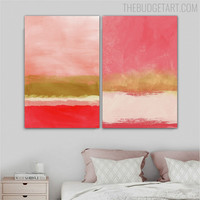 Colorific Spots Abstract Contemporary Modern Painting Picture Canvas Print for Room Wall Getup