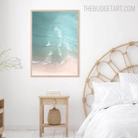 Sea Scenery Abstract Naturescape Modern Painting Picture Canvas Print for Room Wall Trimming