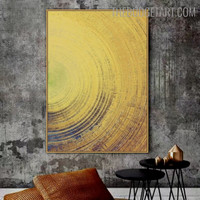 Circular Texture Abstract Nordic Artwork Photograph Canvas Print for Room Wall Decoration