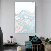 Dullness Tarnish Abstract Marble Modern Painting Picture Canvas Print for Room Wall Finery