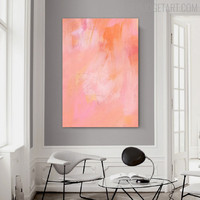 Lake Smirch Abstract Contemporary Modern Painting Picture Canvas Print for Room Wall Décor